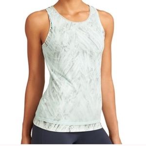 Athleta Palm Radiance Double Layer Tank Top